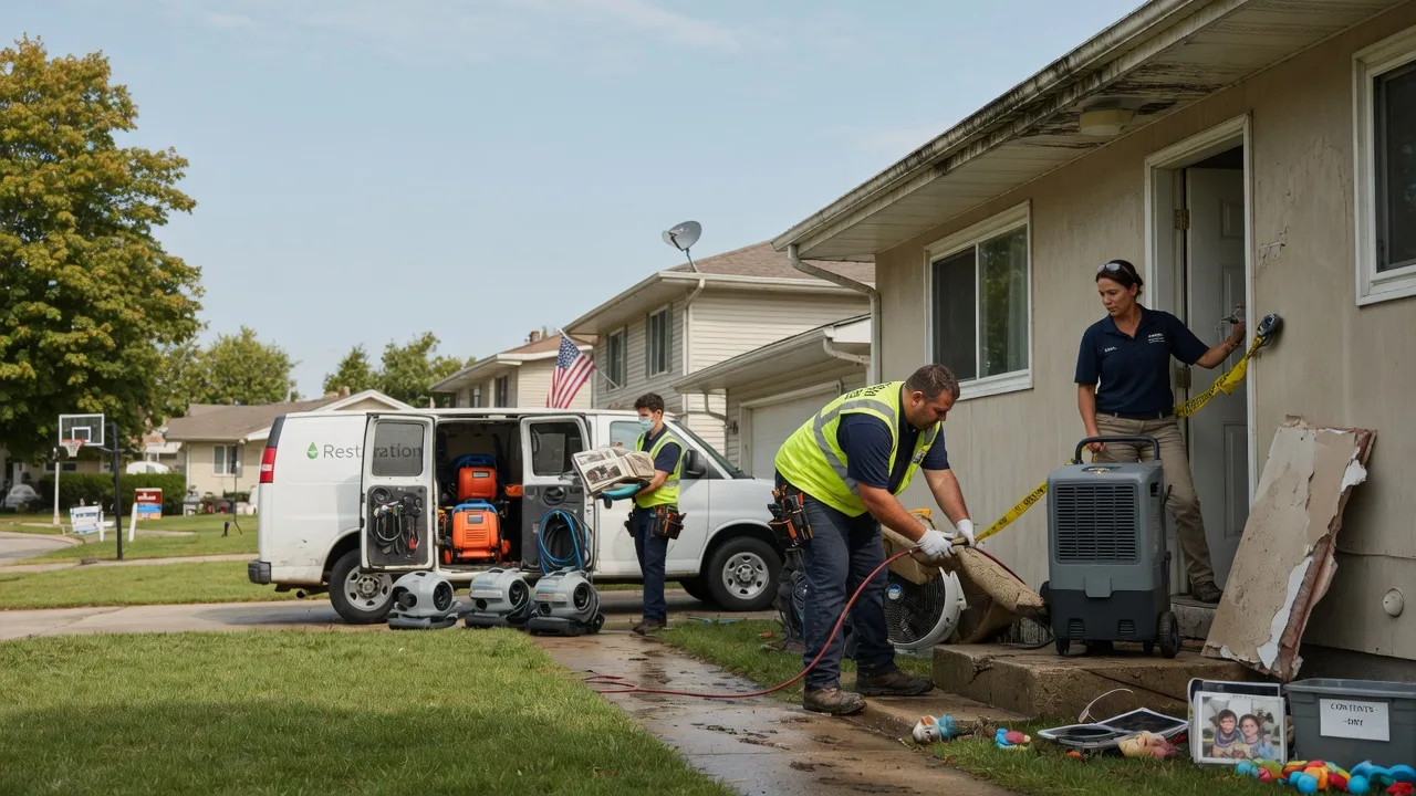 Water Damage Restoration in West Brooklyn, IL near me